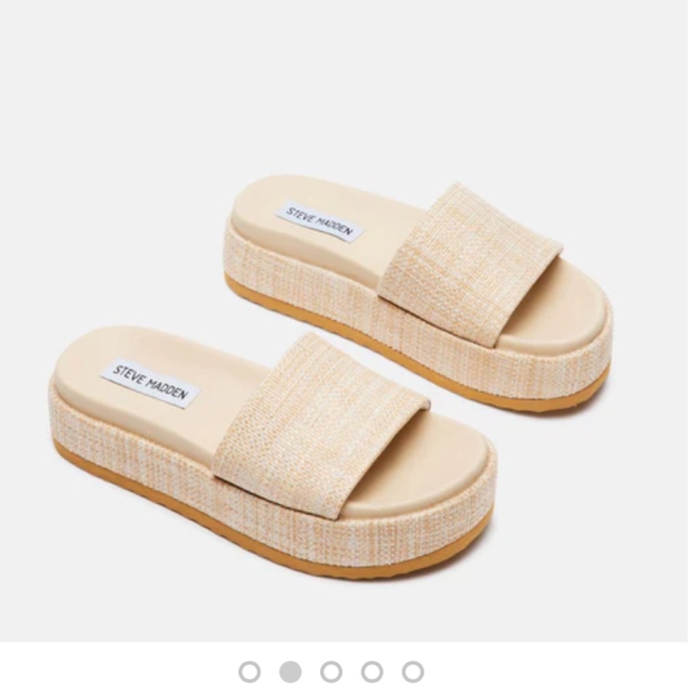 Steve Madden Kasper Natural slides